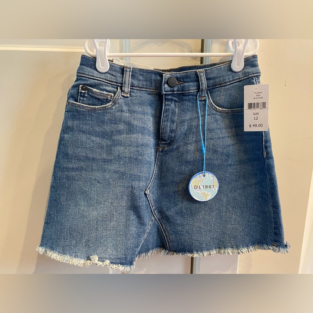 NWT ✨ Girls DL1961 Jenny Blue Jean Skirt size 12